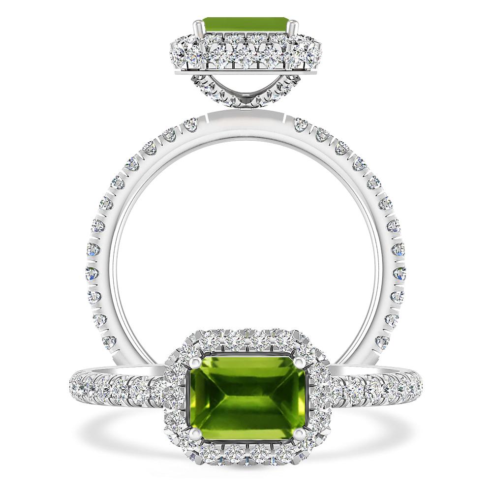 White Gold - Peridot