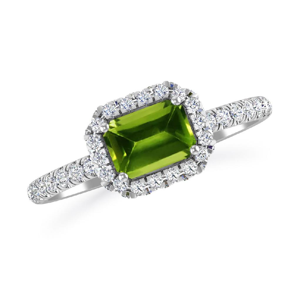 White Gold - Peridot