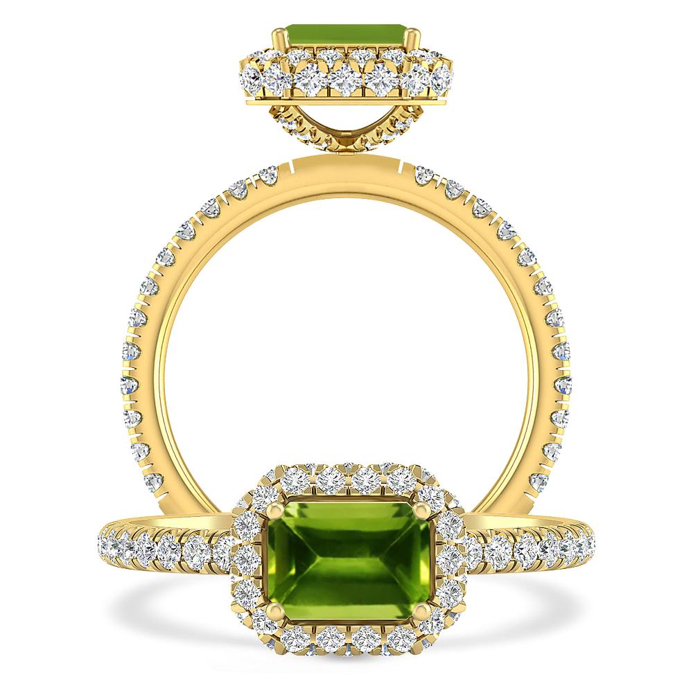 Yellow Gold - Peridot