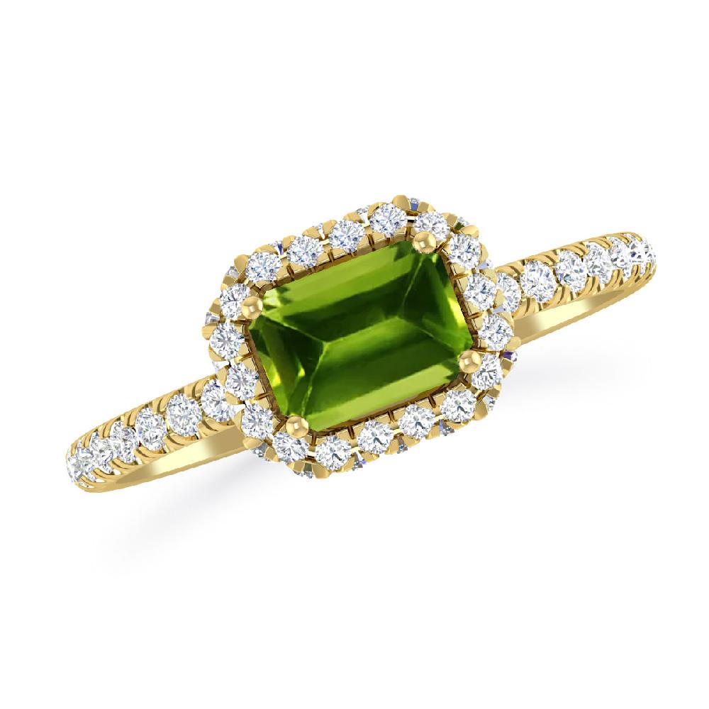 Yellow Gold - Peridot