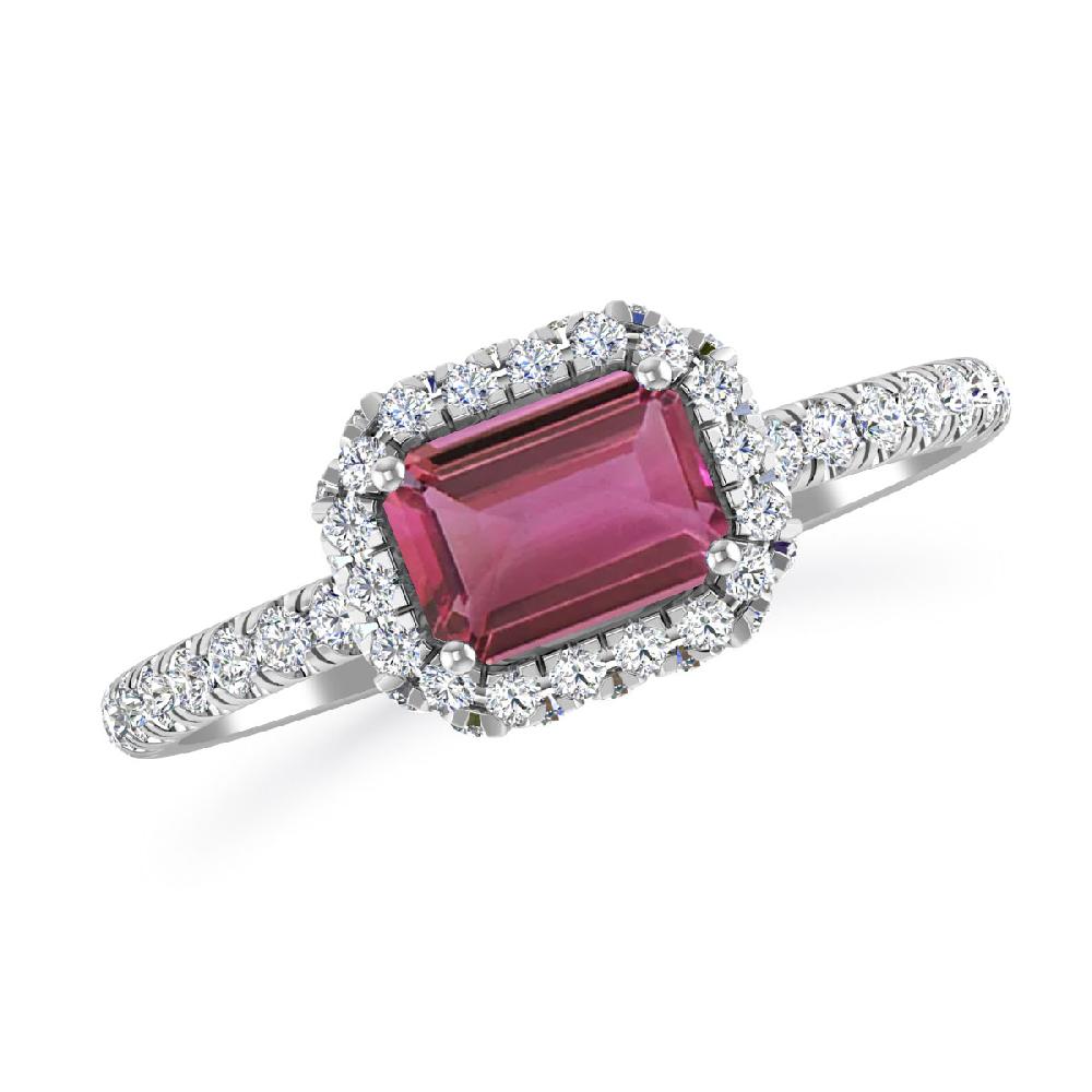 White Gold - Pink Tourmaline