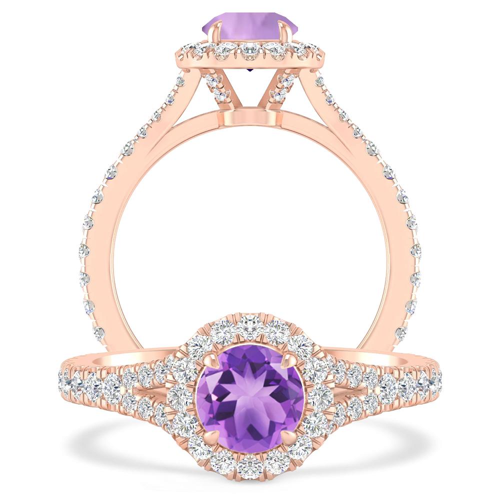 Rose Gold - Amethyst