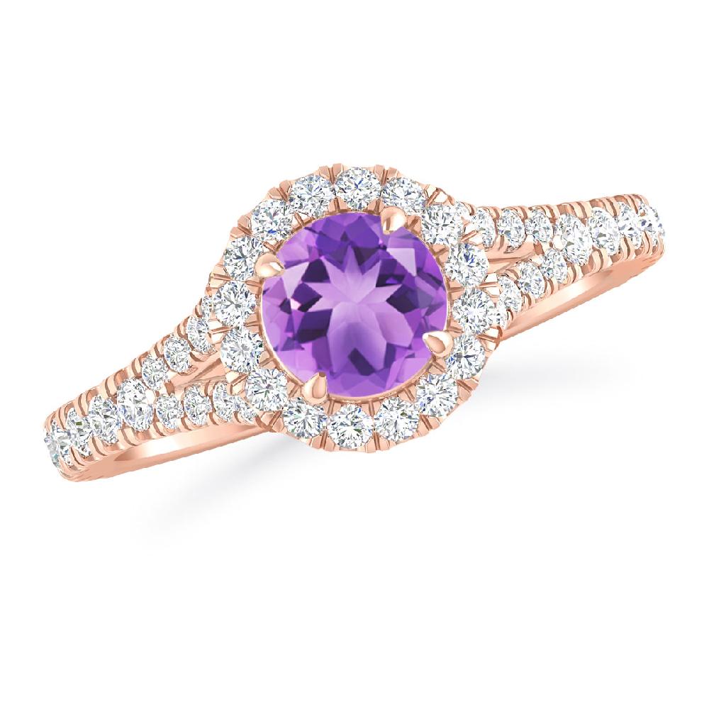 Rose Gold - Amethyst