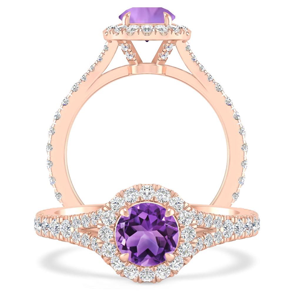 Rose Gold - Amethyst