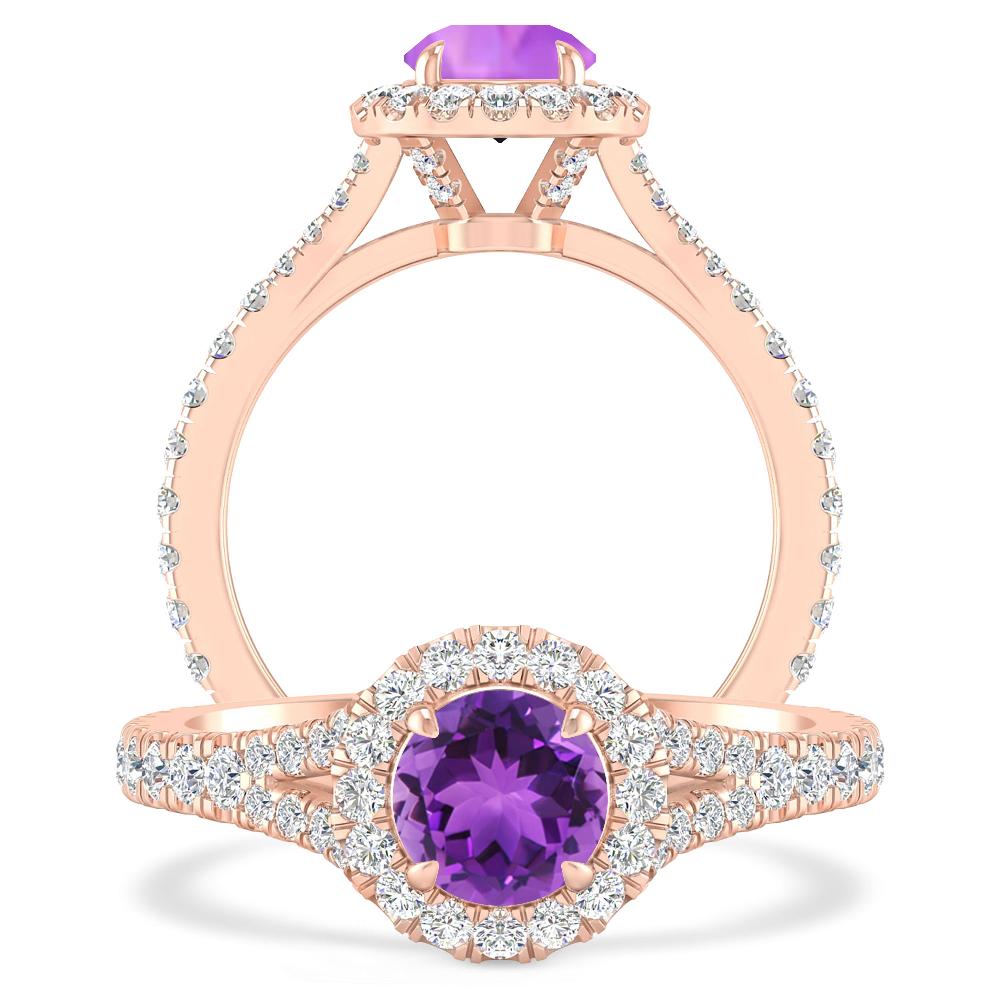 Rose Gold - Amethyst