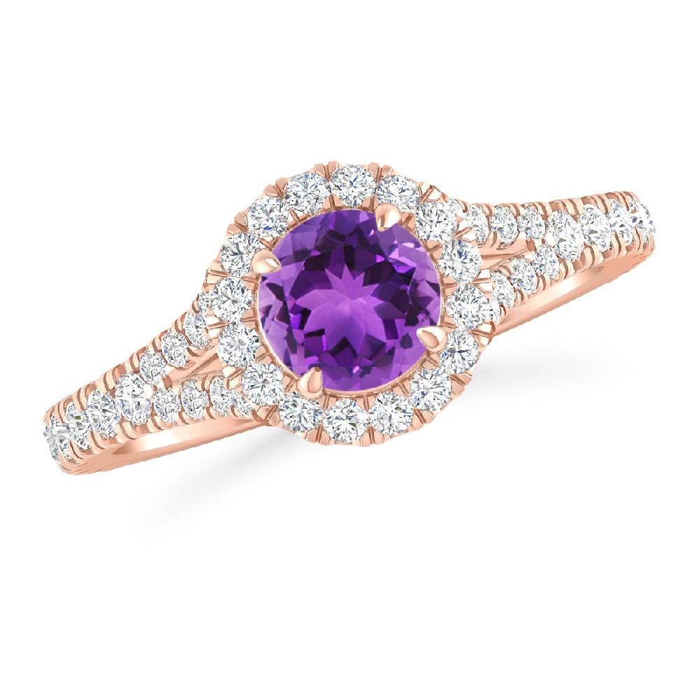 Rose Gold - Amethyst