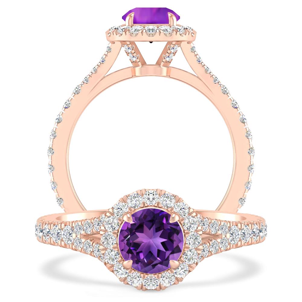 Rose Gold - Amethyst