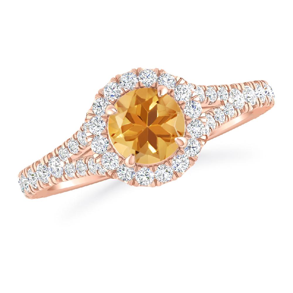 Rose Gold - Citrine