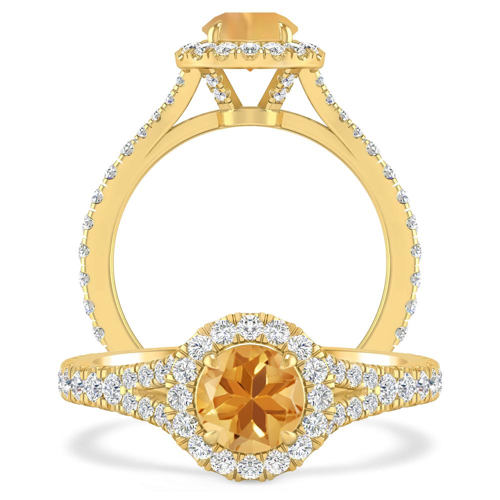 Yellow Gold - Citrine