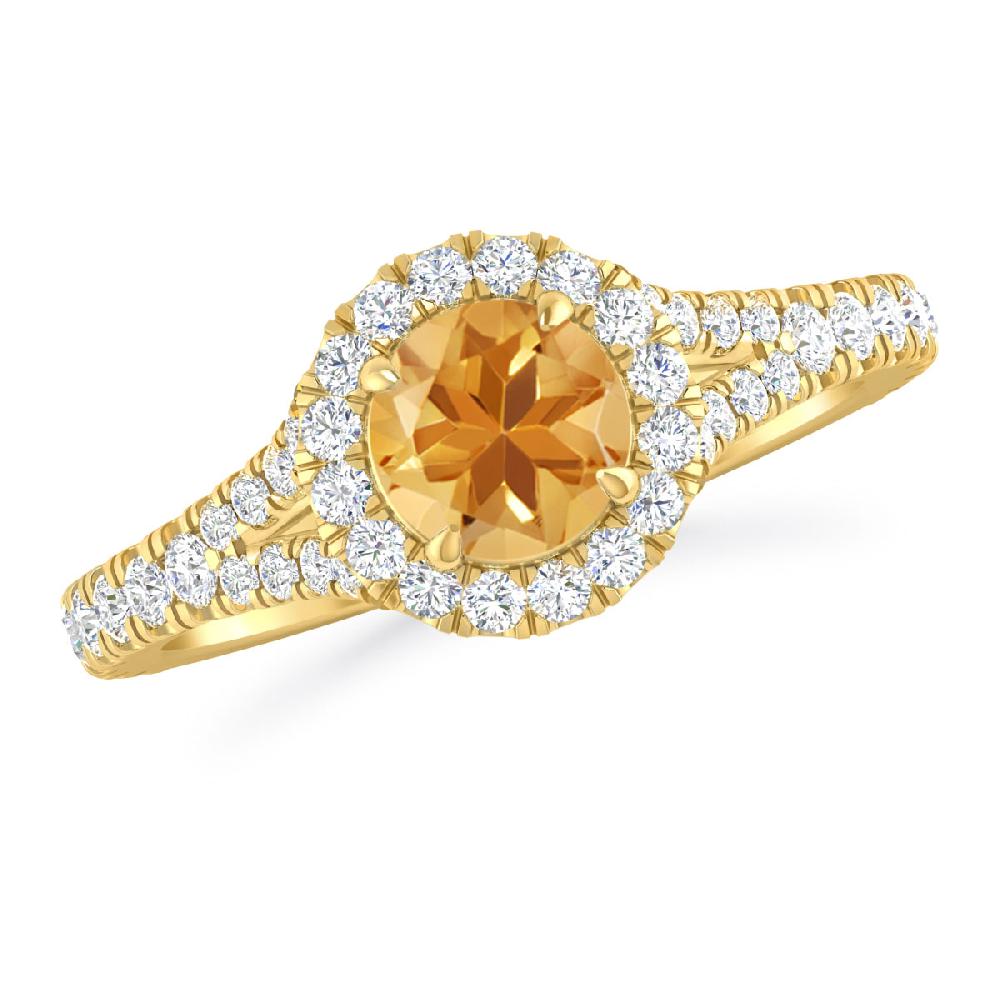 Yellow Gold - Citrine