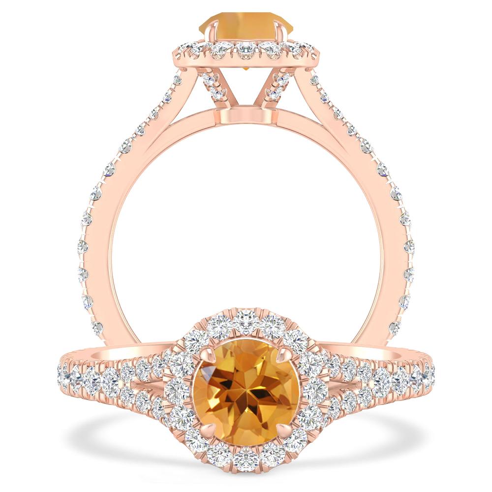 Rose Gold - Citrine