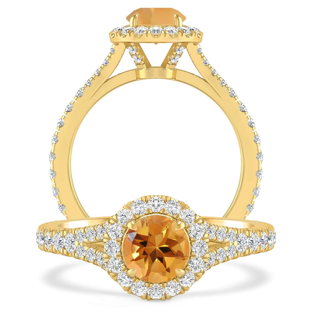 Yellow Gold - Citrine