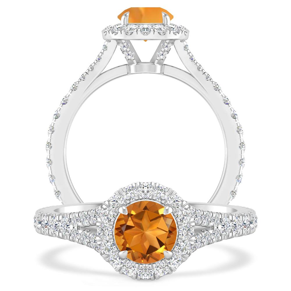 White Gold - Citrine