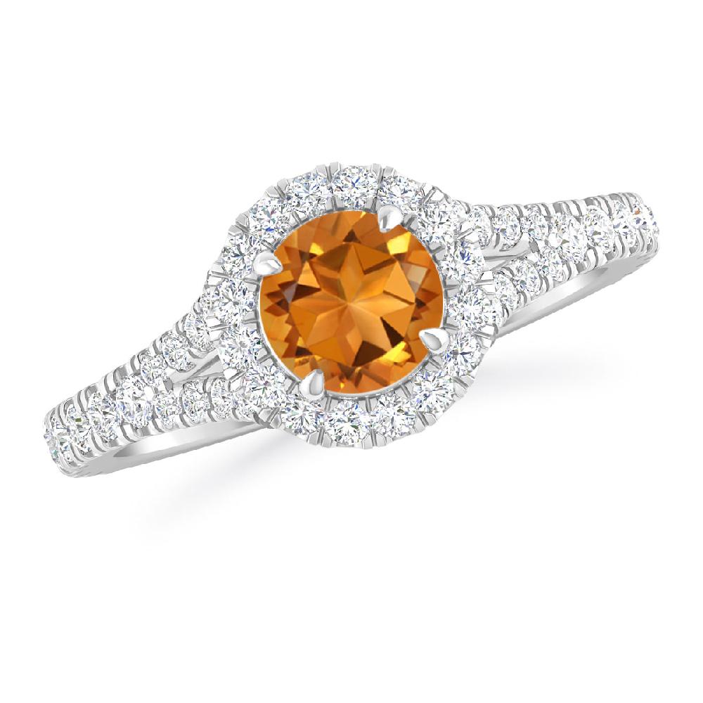 White Gold - Citrine