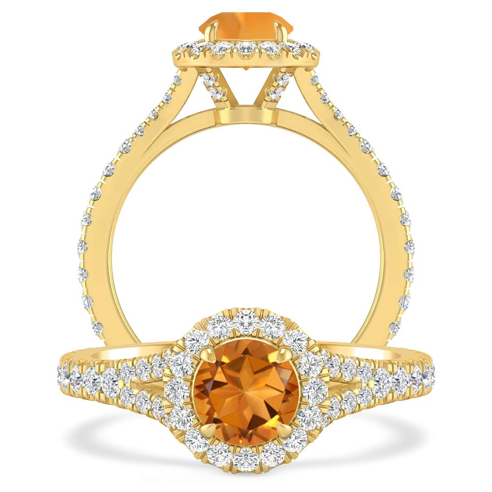 Yellow Gold - Citrine