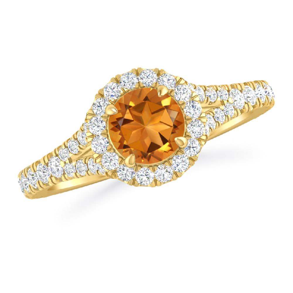 Yellow Gold - Citrine