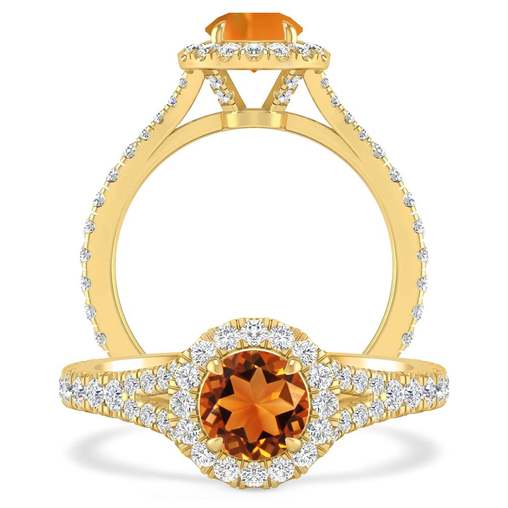 Yellow Gold - Citrine