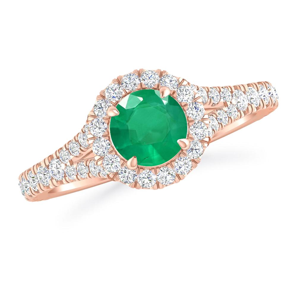 Rose Gold - Emerald