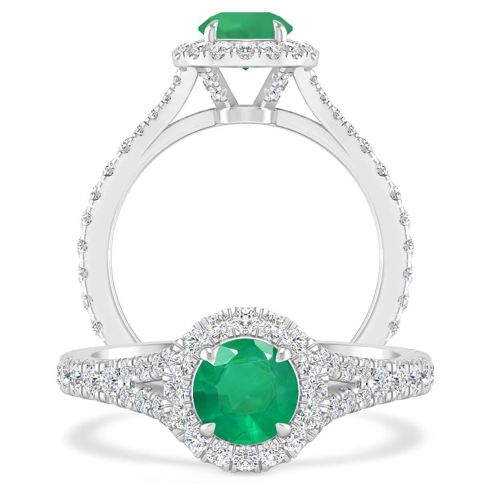 White Gold - Emerald