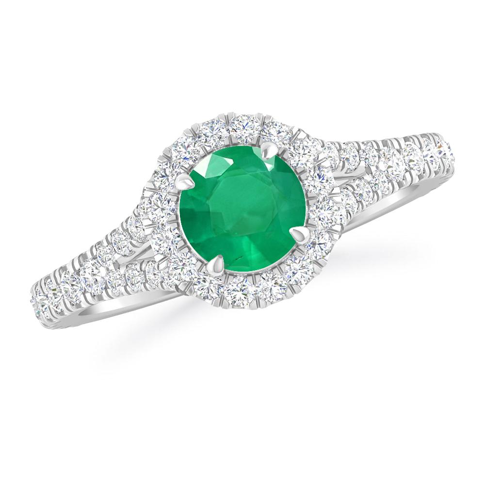 White Gold - Emerald