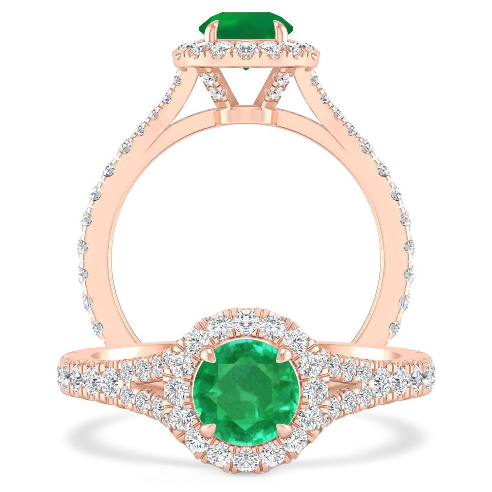 Rose Gold - Emerald