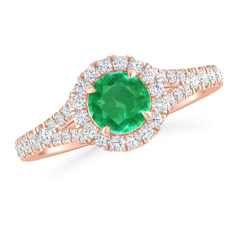 Rose Gold - Emerald