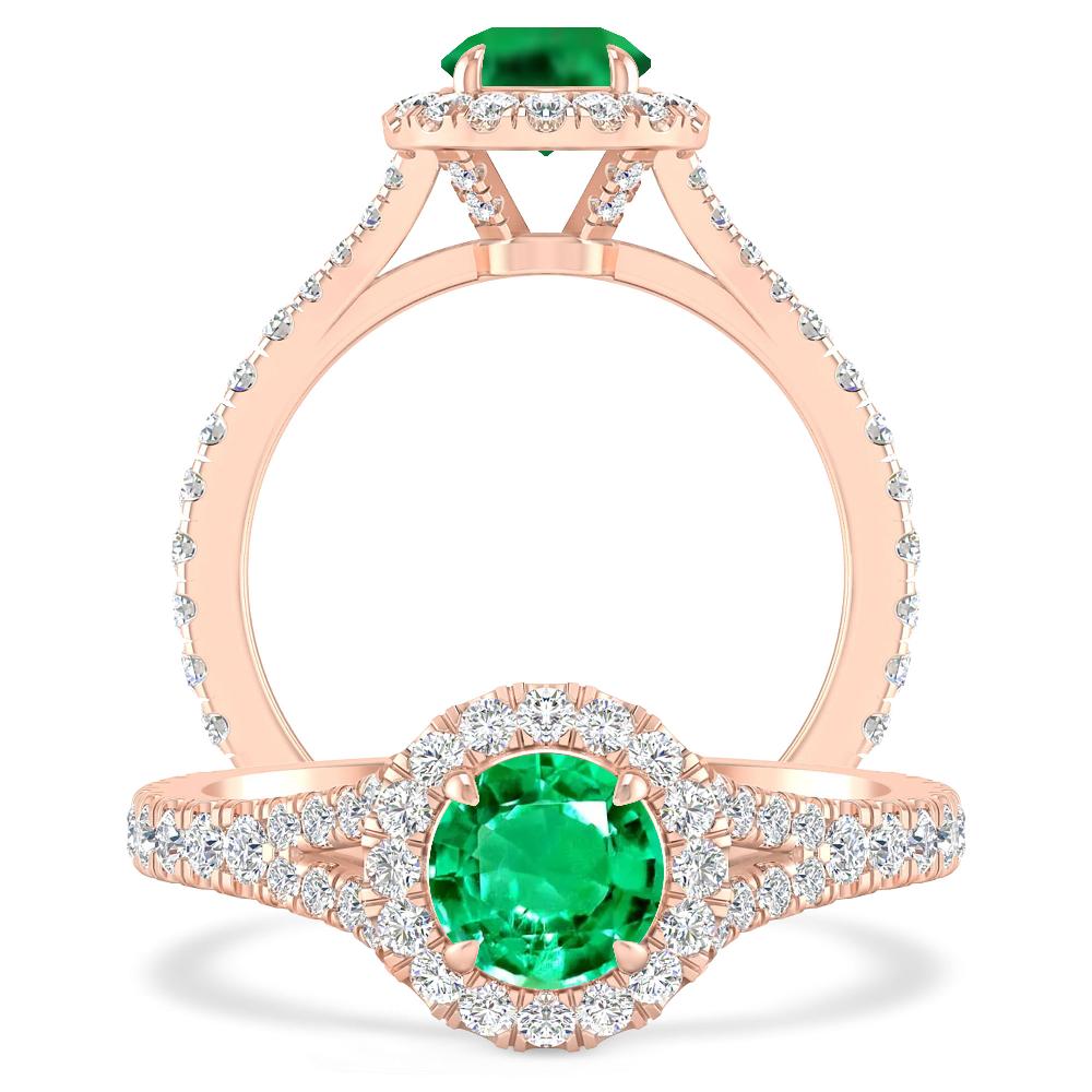 Rose Gold - Emerald