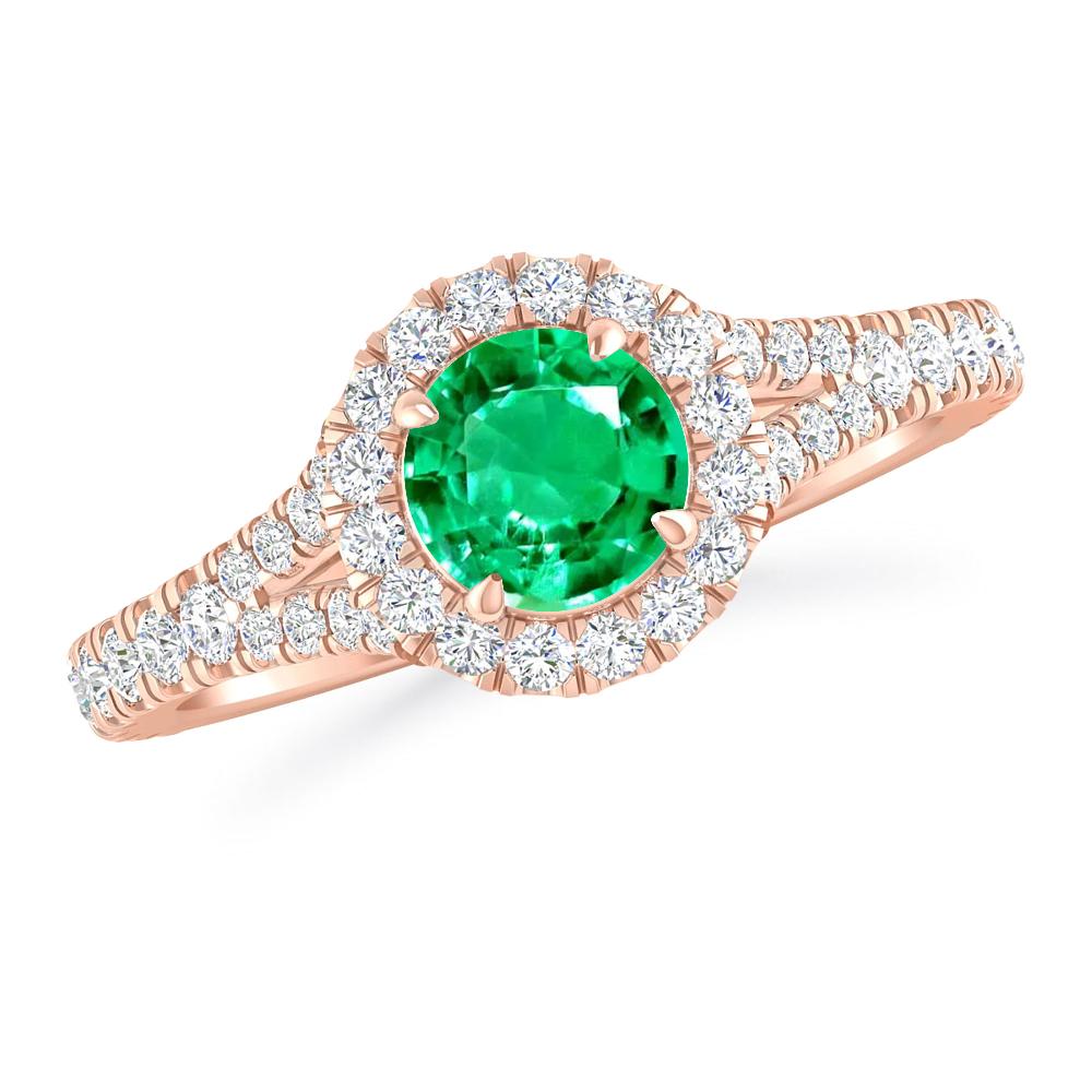 Rose Gold - Emerald