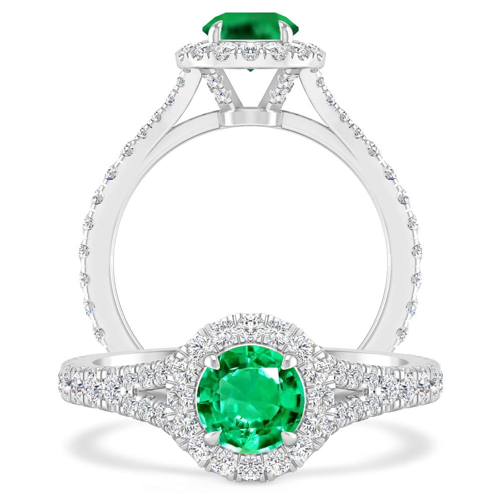 White Gold - Emerald