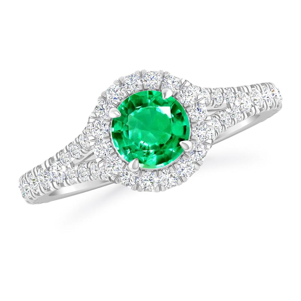 White Gold - Emerald