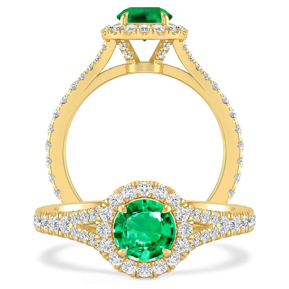 Yellow Gold - Emerald