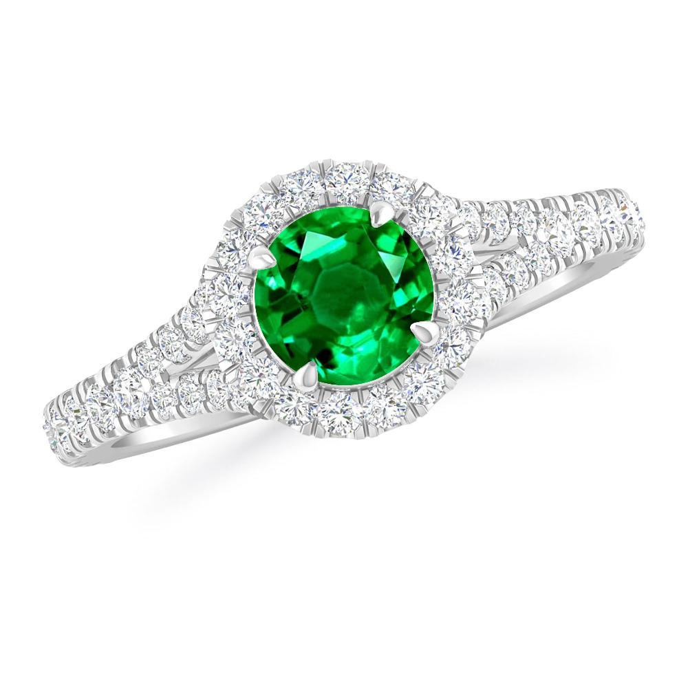 White Gold - Emerald