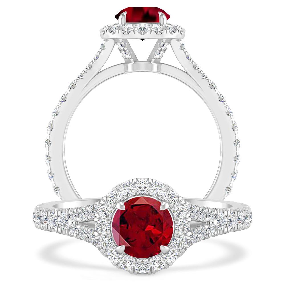 White Gold - Garnet