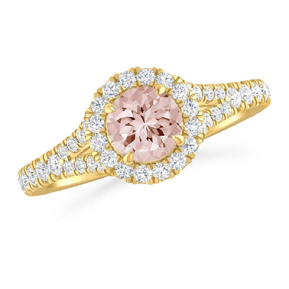 Yellow Gold - Morganite