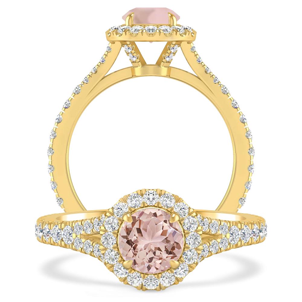 Yellow Gold - Morganite