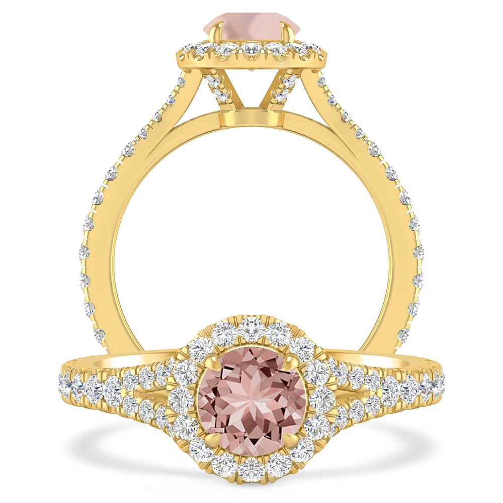 Yellow Gold - Morganite