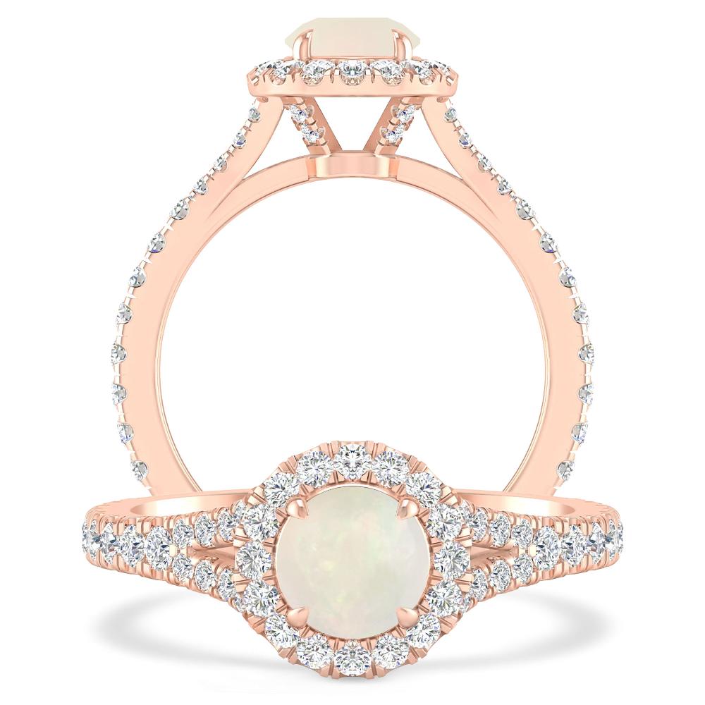 Rose Gold - Opal