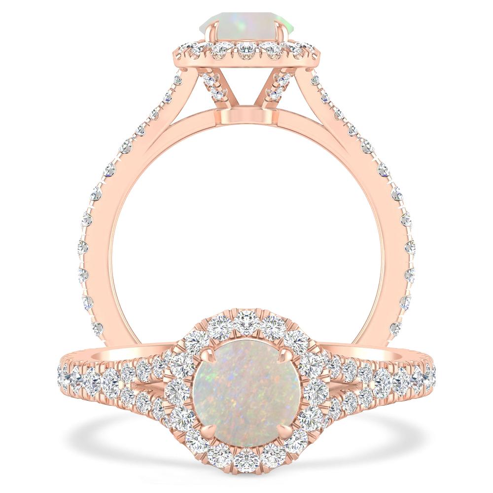 Rose Gold - Opal