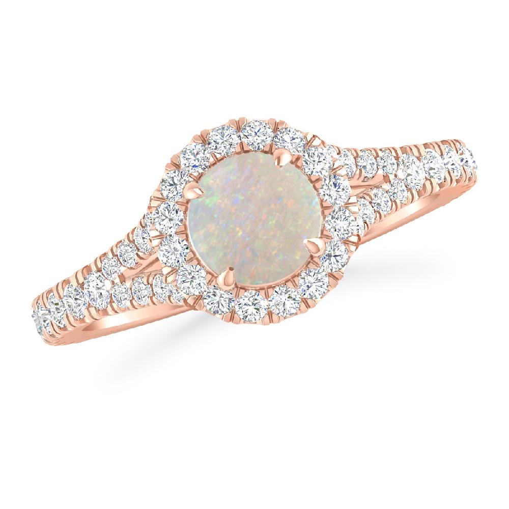 Rose Gold - Opal