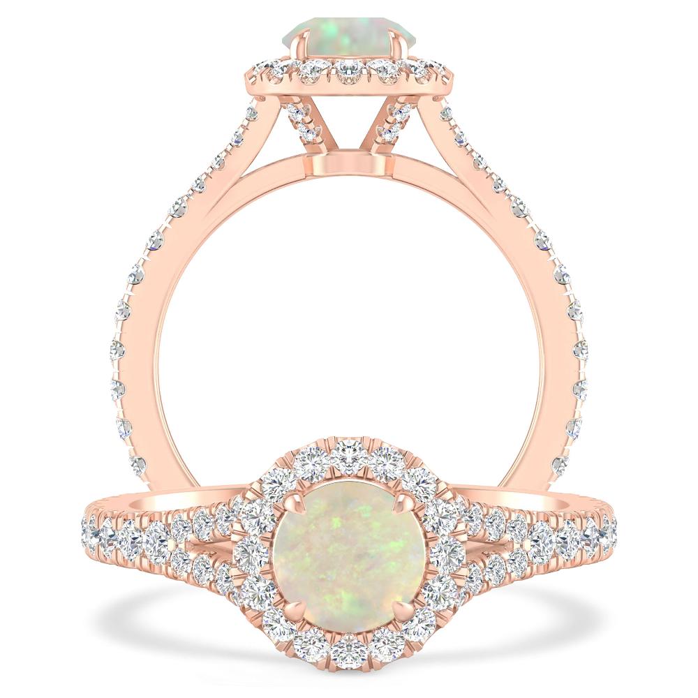 Rose Gold - Opal