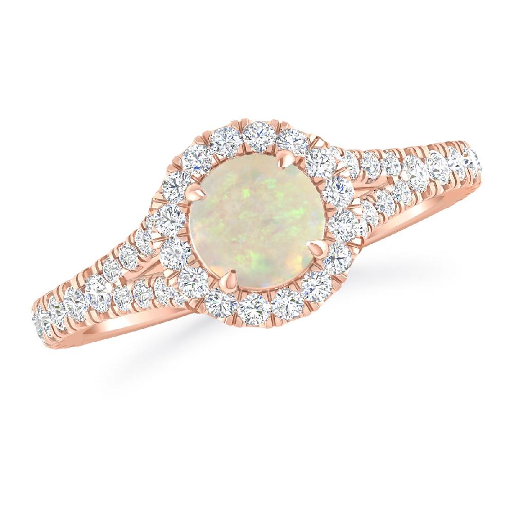 Rose Gold - Opal