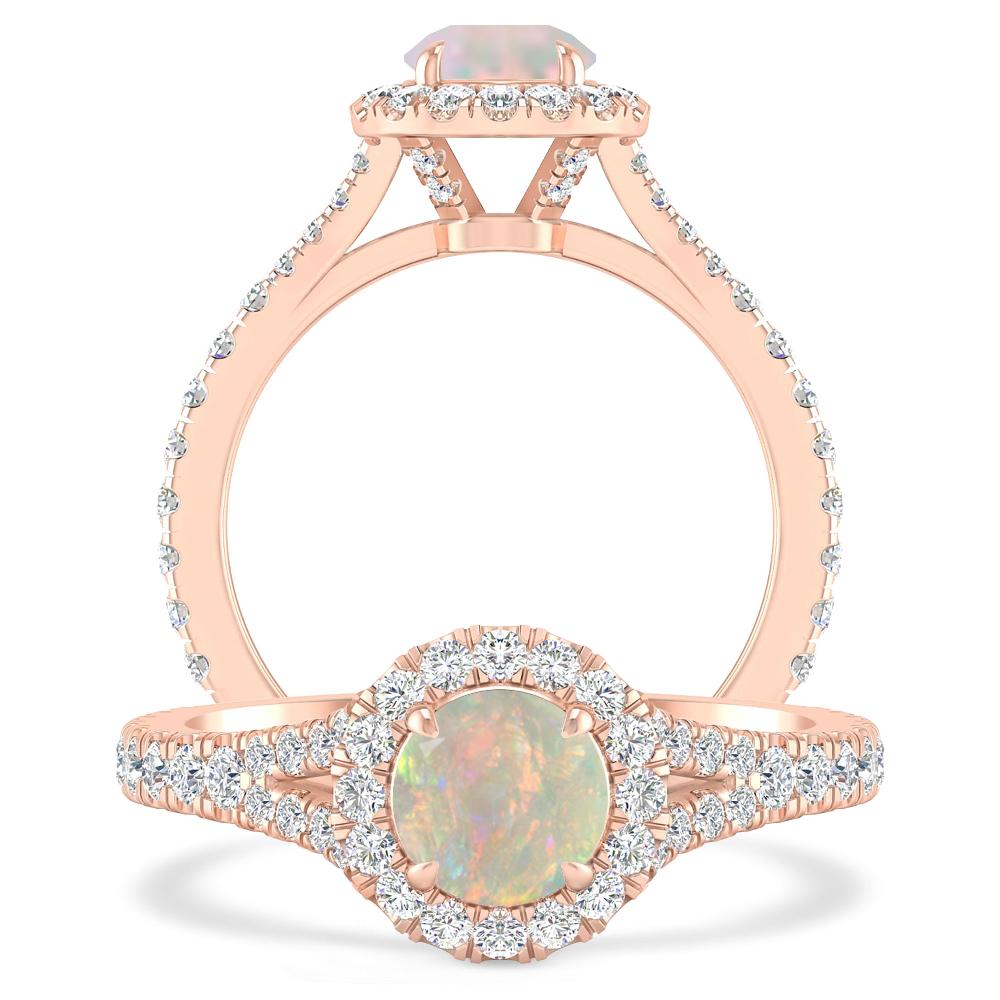 Rose Gold - Opal