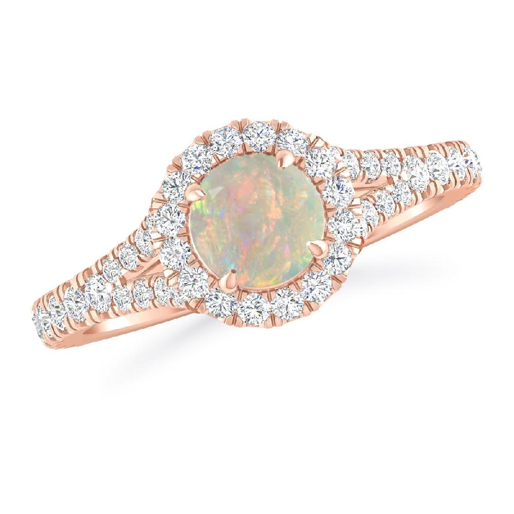 Rose Gold - Opal