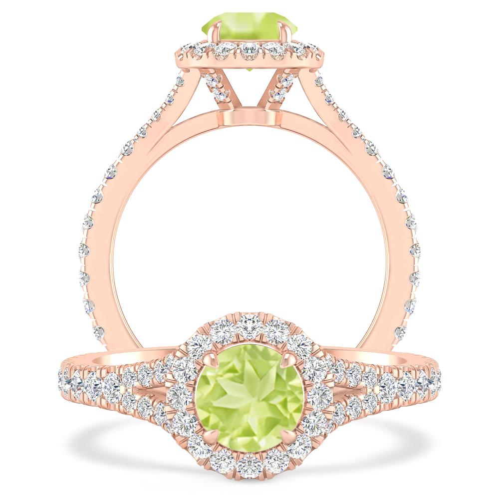 Rose Gold - Peridot