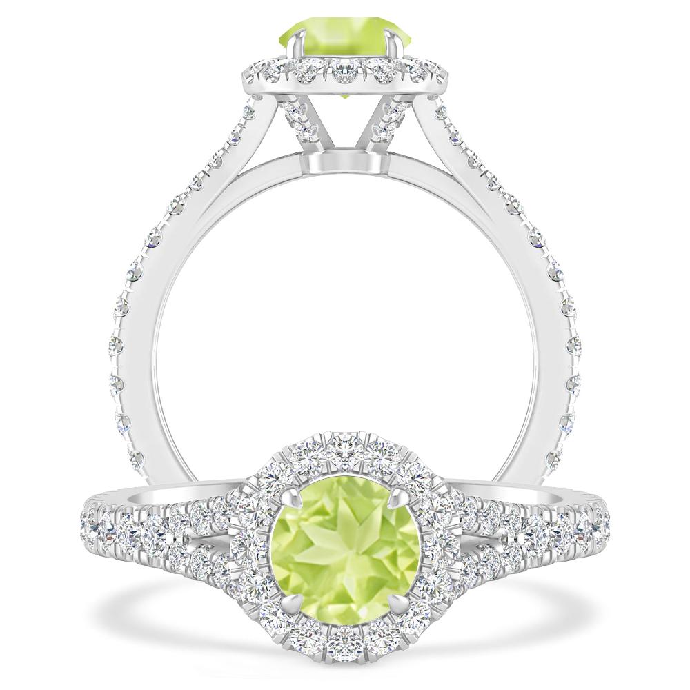 White Gold - Peridot