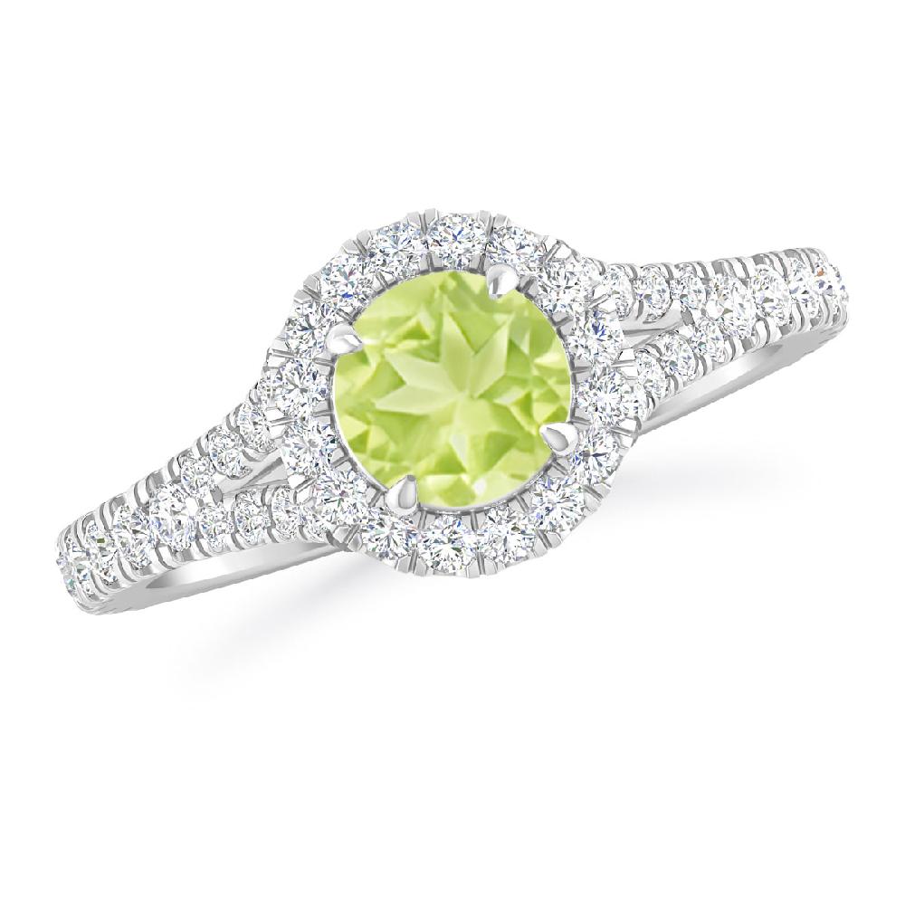 White Gold - Peridot