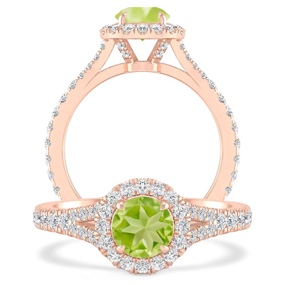 Rose Gold - Peridot