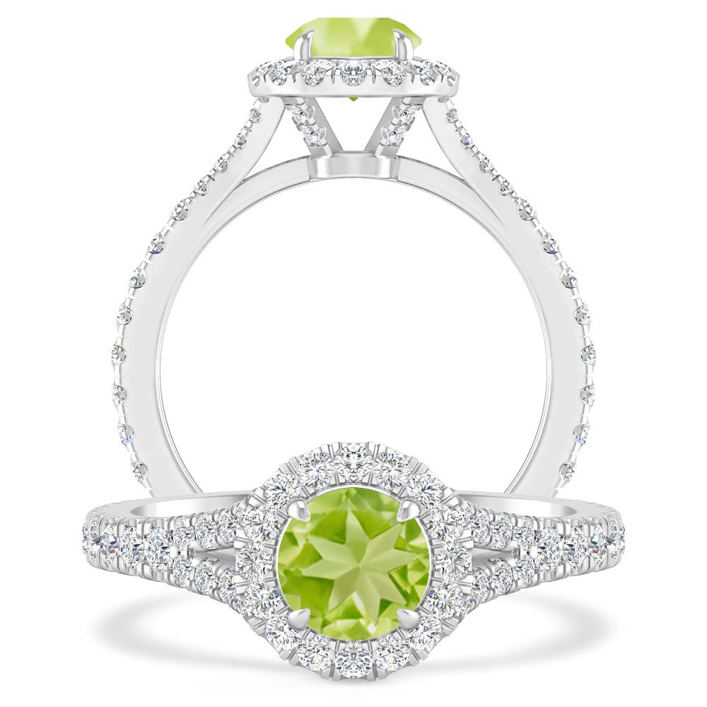 White Gold - Peridot