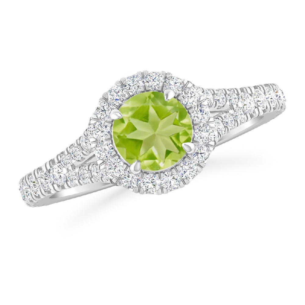 White Gold - Peridot