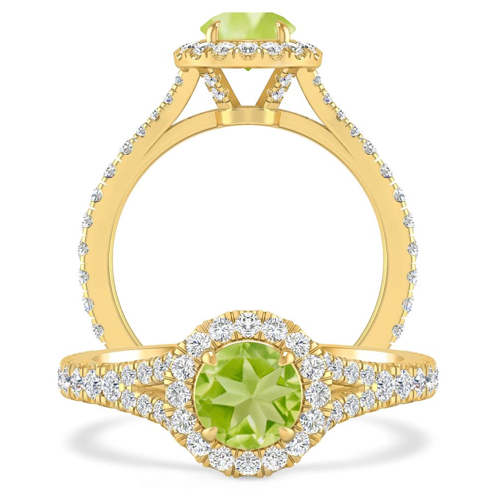 Yellow Gold - Peridot